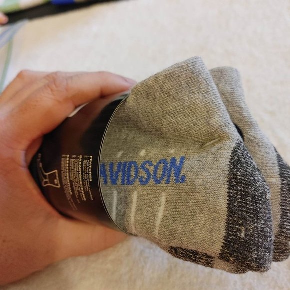 Harley-Davidson 2-prs Cotton-feel Comfort Crew Socks Large 10-13 S3 #3 - Picture 6 of 9